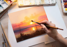 Load image into Gallery viewer, October Beginning Watercolor - Morning