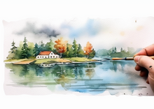 Load image into Gallery viewer, December - Beginning Watercolor for Adults