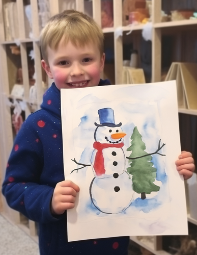 Christmas Themed Drawing - Evenings