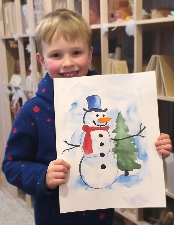 Christmas Themed Drawing - Evenings